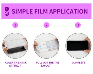 Protection d'écran en verre trempé Magic Box <span class=keywords><strong>Slik</strong></span> Print facile à installer pour iPhone 11 12 13 <span class=keywords><strong>Pro</strong></span> 14 15 <span class=keywords><strong>Pro</strong></span> Max 16 17 - Product Image 6