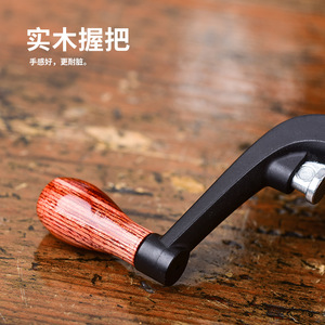 Carrete de Pesca Giratorio Mini AK150 KF150 con Mango de Madera para Pesca en Hielo, Roca y Mar, Carrete de Lanzamiento de Señuelos, Equipo de Pesca Oceánica - Product Image 1