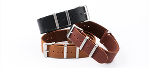 Bracelets de montre en cuir véritable Crazy Horse 18mm 20mm 22mm 24mm pour hommes, bracelet de montre vintage en cuir, bracelet en cuir personnalisé 19mm <span class=keywords><strong>21mm</strong></span> - Product Image 5