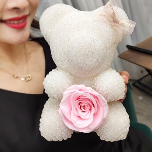 Hoa Bảo Quản Gấu Hoa Bất Tử Hoa Vĩnh Cửu Hoa Hồng Gấu Bông - Product Image 6