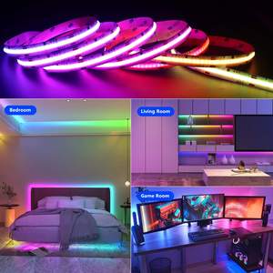 17W/M Low Heat RGBW IC LED Strip 24V 480leds 10MM Width Cuttable Flexible Light for Home Cabinet Showcase <strong>Background</strong> Lighting - Product Image 5
