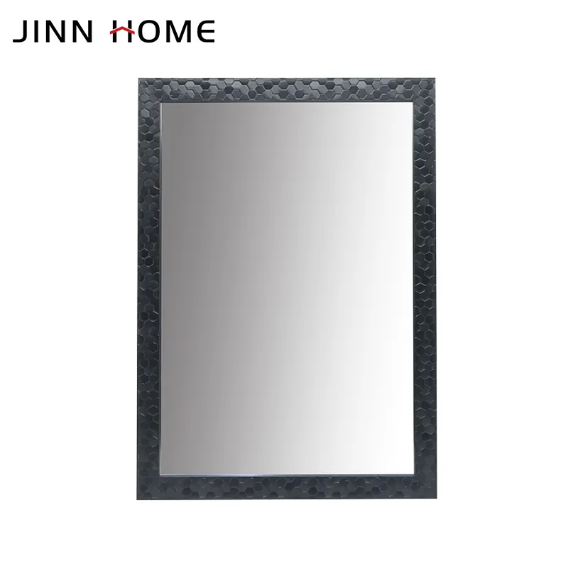 Jinnhome cermin dinding buatan khusus Amerika dekorasi cermin gantung rias mewah terpasang di dinding gaya Eropa