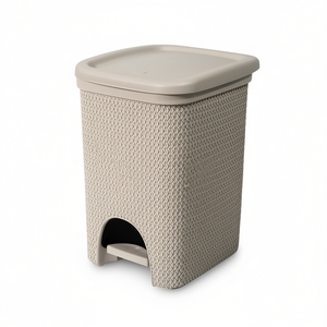 Poubelle à pédale Intreccio Line 320x265x385mm en PP, design minimaliste, pour usage intérieur - Product Image 3