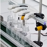 Parfum jus de fruits boisson bouteille en plastique liqueur whisky 4 tête buse machine de remplissage boisson embouteillage savon eau liquide de remplissage