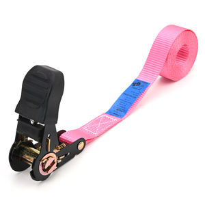 <span class=keywords><strong>Sangle</strong></span> d'arrimage à <span class=keywords><strong>cliquet</strong></span> de 1 pouce 1000Kg sans fin avec grande poignée en caoutchouc - Product Image 2