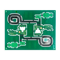 PCB Rigido-Flessibile ad Alta Precisione con Rinforzo in Poliimmide, Circuito Stampato Flessibile Multistrato per Sistema di Controllo Relè ESP32