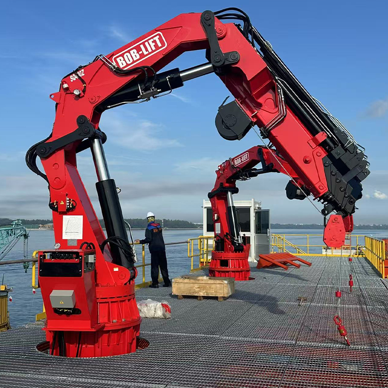 Коррозионно-стойкое складное грузовое судно, морской палубный кран, 1 ~ 20 тонн, плавучие краны для порта
