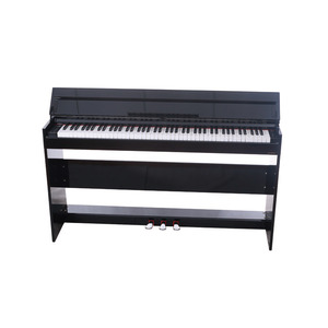 High Quality Digital Upright Piano 88 Keys Weighted Hammer Iron Solid Wood Soundboard 600 Rhythms - Product Image 4