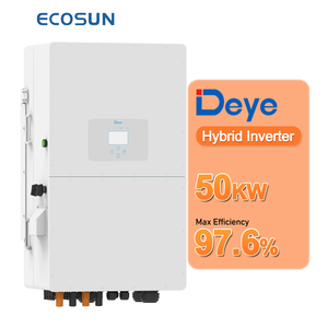 Convertisseur solaire hybride triphasé Deye SUN-50K-SG01HP3-EU-BM4 50 kW 220/230/240 V pour l'agriculture et <span class=keywords><strong>le</strong></span> stockage d'énergie commercial - Product Image 1