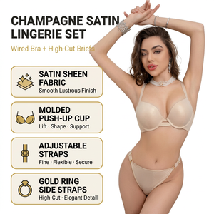 Ensemble <span class=keywords><strong>soutien</strong></span>-<span class=keywords><strong>gorge</strong></span> et culotte sexy et confortable pour femme, grande taille, haute qualité, avec maintien et effet liftant, <span class=keywords><strong>sans</strong></span> coutures, très vendu en UE et aux États-Unis - Product Image 2