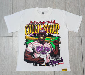 Camisetas al por Mayor de Alta Calidad con Estampado de QUE ES MUCHO JARABE PARA LA TOS, Camiseta Personalizada 100% Algodón para Hombre - Product Image 2