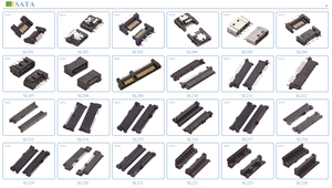 Soulin tùy chỉnh nam cho nữ máy tính xách tay Ổ cứng máy tính dây cáp điện IDC loại 7pin SMT SATA HDD kết nối - Product Image 6