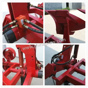 Charrue hydraulique réversible 1LF montée avec <span class=keywords><strong>tracteur</strong></span> à quatre roues - Product Image 2