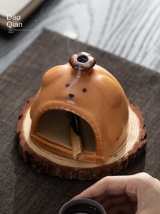 Brûleurs d'aromathérapie religieux en céramique écologiques, motif chien et cheminée de style dessin animé, ornements de niche mignons et <span class=keywords><strong>sacr</strong></span>és - Product Image 4