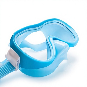 Nouvel ensemble de plongée pour enfants : masque panoramique à grande visière, anti-buée, en silicone, équipement de plongée pour garçons, filles et jeunes. - Product Image 3