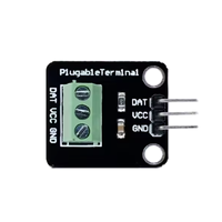 Kit de module de capteur de température AC57-DS18B20, étanche, câble de capteur numérique de 100 cm, sonde, adaptateur de terminal pour Arduino