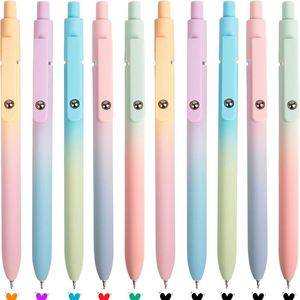 Juego de 5 Bolígrafos de Gel de Colores Degradados - Material Escolar y de Oficina con Cuerpo Degradado - Product Image 4