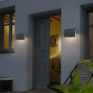 Nhôm <span class=keywords><strong>LED</strong></span> Tường ánh sáng cảm biến chuyển động ngay lập tức trên phiên bản có dây năng lượng mặt trời Powered cho biệt thự khách sạn hành lang lối đi xoay - Product Image 5