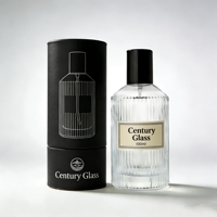 Flacons de parfum cylindriques en verre mat 30ml 50ml 100ml avec pulvérisateur à pompe, étiquette personnalisée, uniques et portables