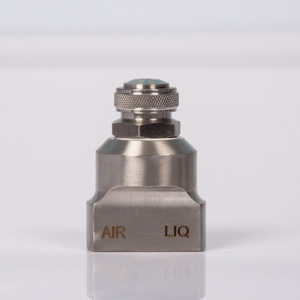 Buse d'atomisation à deux fluides JBC en acier inoxydable, 7 kg/h, pour la suppression de la poussière et l'humidification, tête de pulvérisation industrielle - Product Image 2