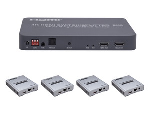 Commutateur <span class=keywords><strong>HDMI</strong></span> 4K 2x6 avec récepteur d'extension 120m - Product Image 5