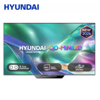 Téléviseur HYUNDAI 100 pouces extra large 4K UHD Mini LED 144Hz avec gradation locale 336 zones, Android 14 pour Atmos Black