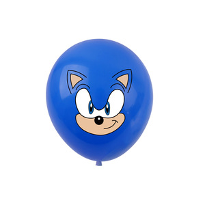 Globos de látex estampados con tema de erizo sónico de 12 pulgadas Globos de dibujos animados súper sónico para decoraciones de fiesta y suministros de <span class=keywords><strong>cumpleaños</strong></span> - Product Image 5