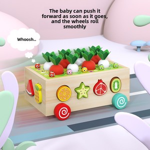 Juego <span class=keywords><strong>de</strong></span> Cosecha <span class=keywords><strong>de</strong></span> Zanahorias Montessori, Juguete Educativo <span class=keywords><strong>de</strong></span> Madera Ecológico para Clasificar Formas, para Niños <span class=keywords><strong>de</strong></span> 5 a 7 Años, Certificado EN71, Motricidad Fina - Product Image 6