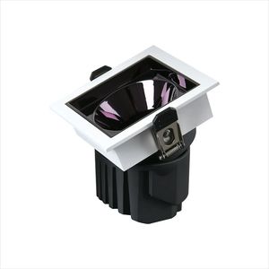 Spot LED carré encastré pour plafond, tension AC220V(±10%), anti-éblouissement, COB, salon, bureau à domicile - Product Image 2