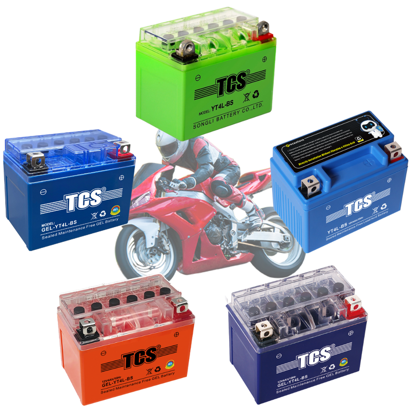 TCS 12V 4Ah YTX4L BS Motorcycle