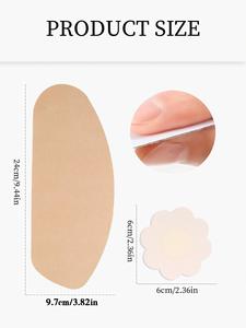 Kit de protection corporelle ultra-fin et respirant : coussinets <span class=keywords><strong>anti</strong></span>-<span class=keywords><strong>frottement</strong></span> <span class=keywords><strong>pour</strong></span> <span class=keywords><strong>les</strong></span> jambes et cache-tétons, patchs <span class=keywords><strong>anti</strong></span>-<span class=keywords><strong>frottement</strong></span> jetables invisibles <span class=keywords><strong>pour</strong></span> <span class=keywords><strong>les</strong></span> <span class=keywords><strong>cuisses</strong></span> - Product Image 2