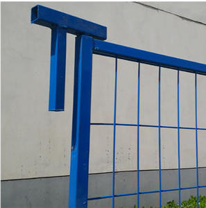 Recinzione Temporanea Standard Canadese per Cantieri, Rete Metallica Verniciata a Polvere, Barriera di Sicurezza Portatile per il Controllo della Folla - Product Image 4