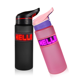 Bouteille d'eau intelligente avec affichage LED par APP Control Scrolling Message LED Light Water Cup LED Screen Bottle - Product Image 1