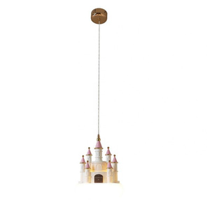 <span class=keywords><strong>Lampadario</strong></span> a Sospensione LED Minimalista <span class=keywords><strong>per</strong></span> Camera dei Bambini, Illuminazione da Comodino, Lampada a Forma di Castello <span class=keywords><strong>per</strong></span> Ragazze, Protezione <span class=keywords><strong>per</strong></span> gli Occhi - Product Image 5