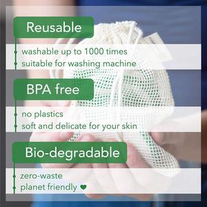 Washable Organic <b>Cotton</b> Nursing <b>Pad</b> with Carry Bag Round <b>Cotton</b> Toner <b>Pads</b> - Product Image 4