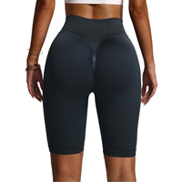 Leggings de yoga sans couture taille haute effet scrunch pour femme, rehausseur de fessiers, contrôle du ventre, pour la course et le fitness