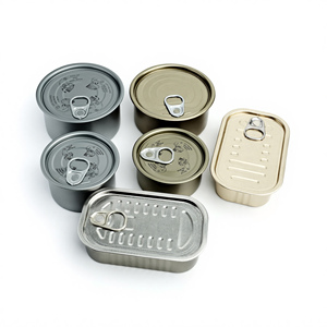<span class=keywords><strong>Lata</strong></span> de Dos Piezas de Hojalata Resistente al Calor DRD para Atún Enlatado, Sardinas, <span class=keywords><strong>Spam</strong></span>, Verduras en Conserva, Tamaño y Impresión Personalizados Disponibles - Product Image 1