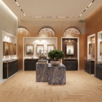 Sundo High End Retail Store, présentoirs à bijoux portables en bois de style unique pour les salons professionnels, articles de présentation de bijoux