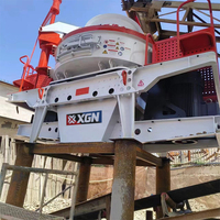 Concasseur à impact vertical VSI haute efficacité 150 TPH avec moteur AC et engrenage à longue durée de vie pour usine de production de sable