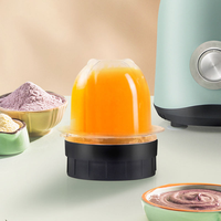 Blender Komersial Multi-Fungsi Bertenaga Baterai 5-Kecepatan Pengaturan Dapat Disesuaikan Pembersihan Satu Sentuhan Bahan Stainless Steel Rumah Tangga