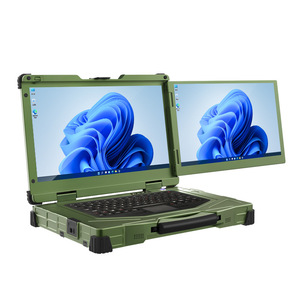Bán buôn Hot ruggedized Màn hình kép máy tính xách tay gia cố Thiết kế ngoài trời Rugged máy tính xách tay - Product Image 1
