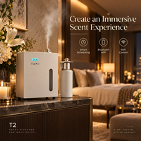 Diffuseur de parfum professionnel SCENT T2 pour hôtels et espaces commerciaux de 2000 m³, diffuseur d'arômes pour hall d'hôtel, système HVAC, 500 ml