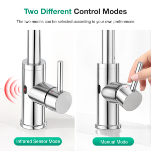 Điều khiển song song cảm ứng cảm biến rửa lưu vực vòi nước cho phòng tắm touchless tự động cảm biến hồng ngoại thanh mini bồn rửa vòi nước - Product Image 4