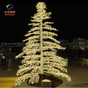商业大型LED户外亚克力水晶圣诞树巨型商场装饰 - Product Image 2