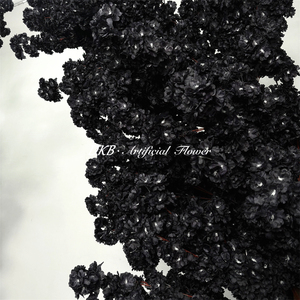 Hermosos árboles de cerezo negro hechos a mano y arco de flores artificiales, planta decorativa para exteriores - Product Image 6