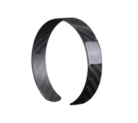 Bracelet en fibre de carbone avec logo personnalisé, boîte cadeau de luxe, bracelet pour homme OEM/ODM, léger et hypoallergénique