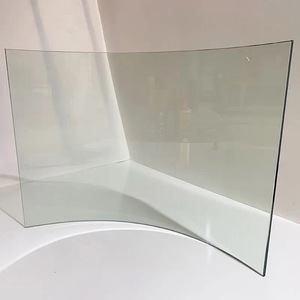 Verre trempé incurvé ultra-clair personnalisé pour les bâtiments extérieurs pour les escaliers solaires d'utilisation de verre feuilleté de courbe chaude dinant - Product Image 2