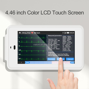 Viatom PC-ECG500 Pocket <span class=keywords><strong>Ecg</strong></span> <span class=keywords><strong>Monitor</strong></span> Com Glasgow Análise Color Display <span class=keywords><strong>12</strong></span> Chumbo Sem Fio <span class=keywords><strong>Ecg</strong></span> Saúde Monitores para Casa - Product Image 2