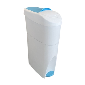 Cubo de Basura Sanitario con Pedal, Manos Libres, Gris Oscuro, para Mujeres, Delgado, para Baño, Inodoro - Product Image 2