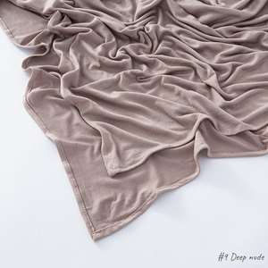 ホットセールプレミアムジャージーヒジャーブイスラム教徒の女性のヘッドスカーフイスラム民族のスカーフショールモーダルヒジャーブ - Product Image 4